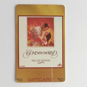 Blockbuster Gift Card of 2000 Gone With The Wind Deluxe Edition No Value